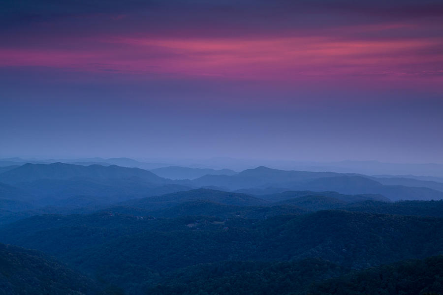 Blue Ridge Mountain View Photograph by Andrew Soundarajan
