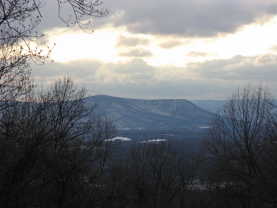 Blue Ridge Mountains In Winter Photograph by Laura Corebello