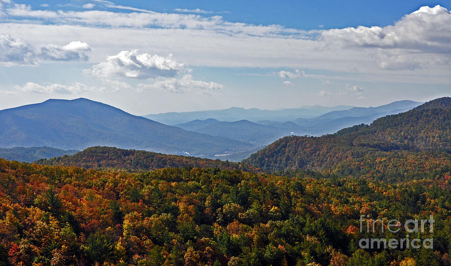 Blue Ridge Mountains Photograph by Lydia Holly
