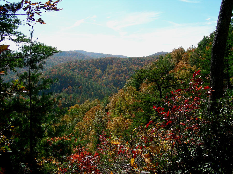 Blue Ridge Mountains NC Photograph by Jean Wolfrum