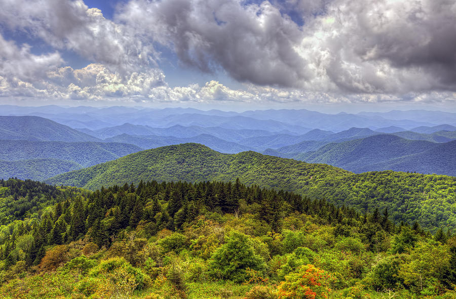 Blue Ridge Mountains - North Carolina Photograph by Douglas Berry