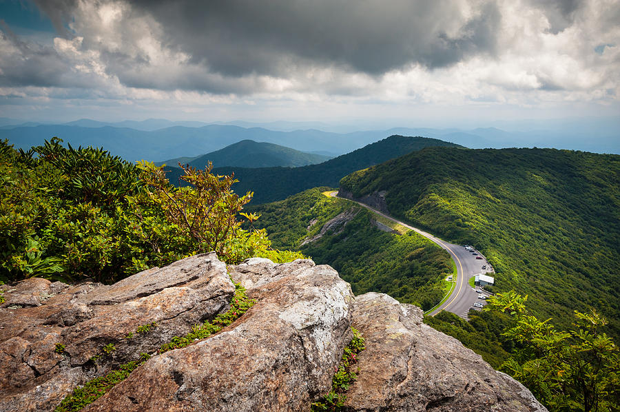 Blue Ridge Parkway - Asheville Nc Craggy Gardens Overlook Photograph