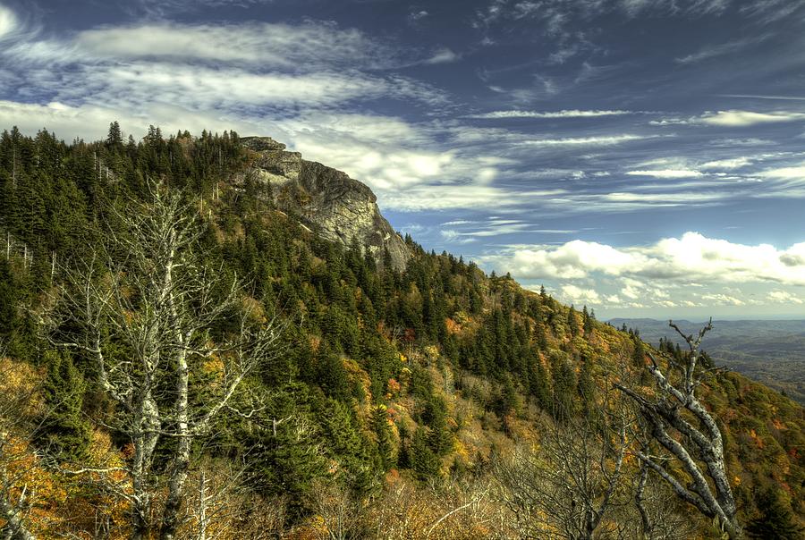 Fall Photograph - Blue Ridge Parkway Devils Courthouse by Carol Montoya
