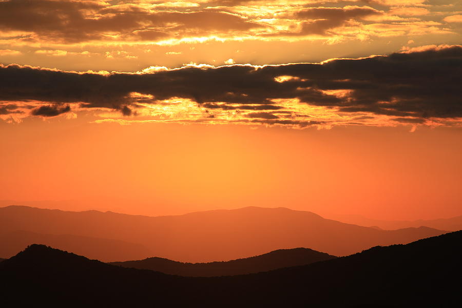 Blue Ridge Parkway Sunset-north Carolina Photograph