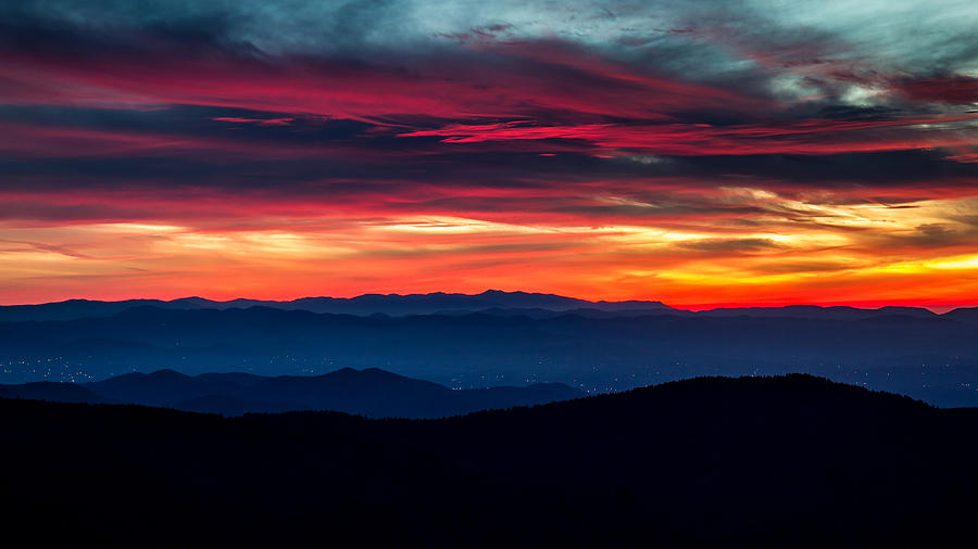 Blue Ridge Parkway Sunset Photograph by Pierre Leclerc Photography