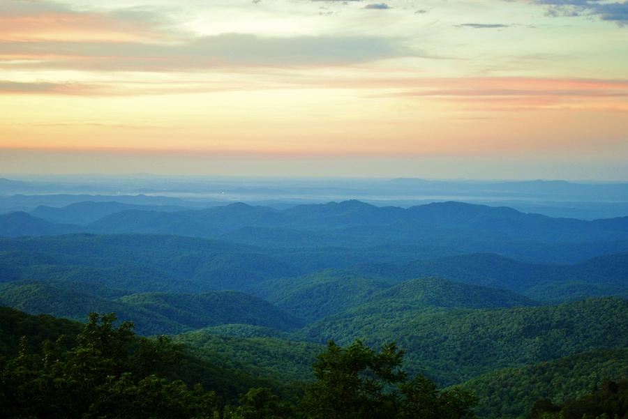 Blue Ridge Sunrise Photograph by Kristy Plate - Fine Art America