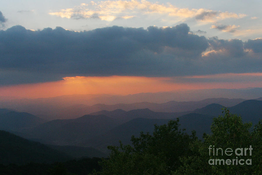 Sunset Photograph - Blue Ridge Sunset 3 by Jonathan Welch