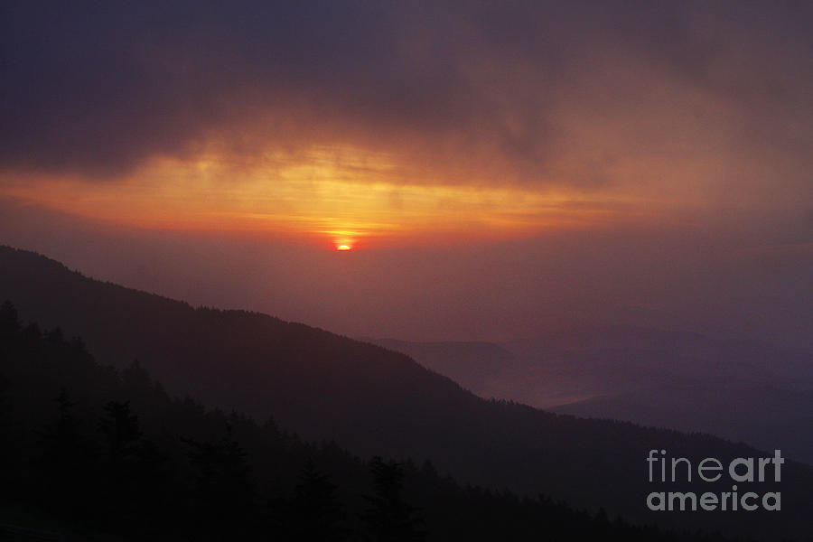 Sunset Photograph - Blue Ridge Sunset 4 by Jonathan Welch