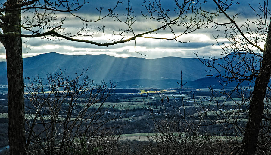 Blue Ridge Winter Solstice 2012 Photograph by Lara Ellis