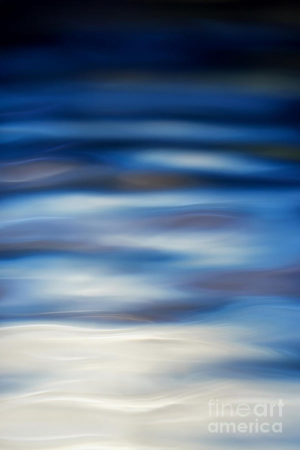 Pattern Photograph - Blue Ripple by Tim Gainey