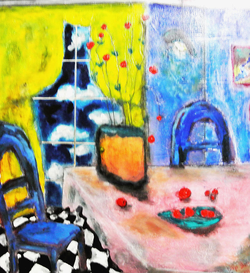 Blue Room Painting by Dilip Sheth