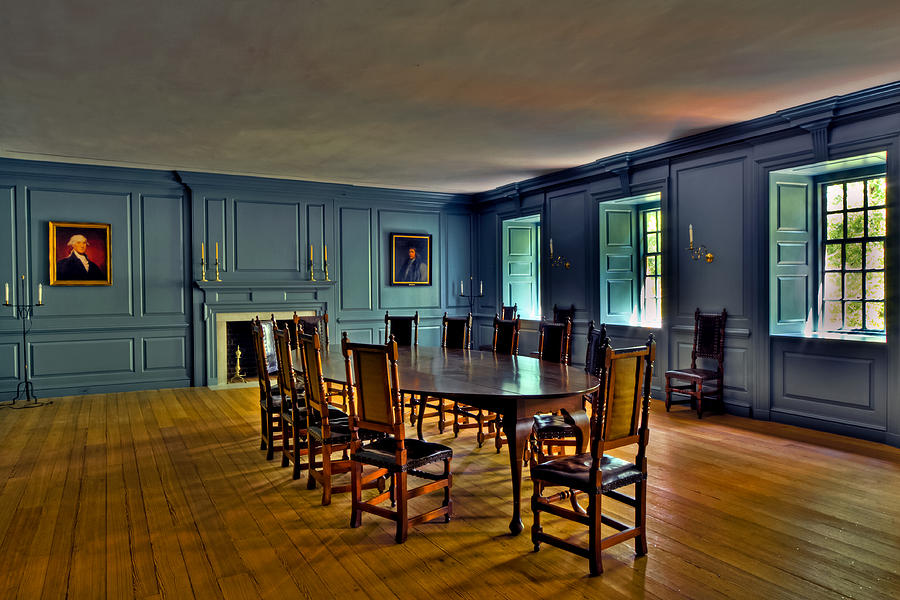 Blue Room Wren Building Photograph by Jerry Gammon