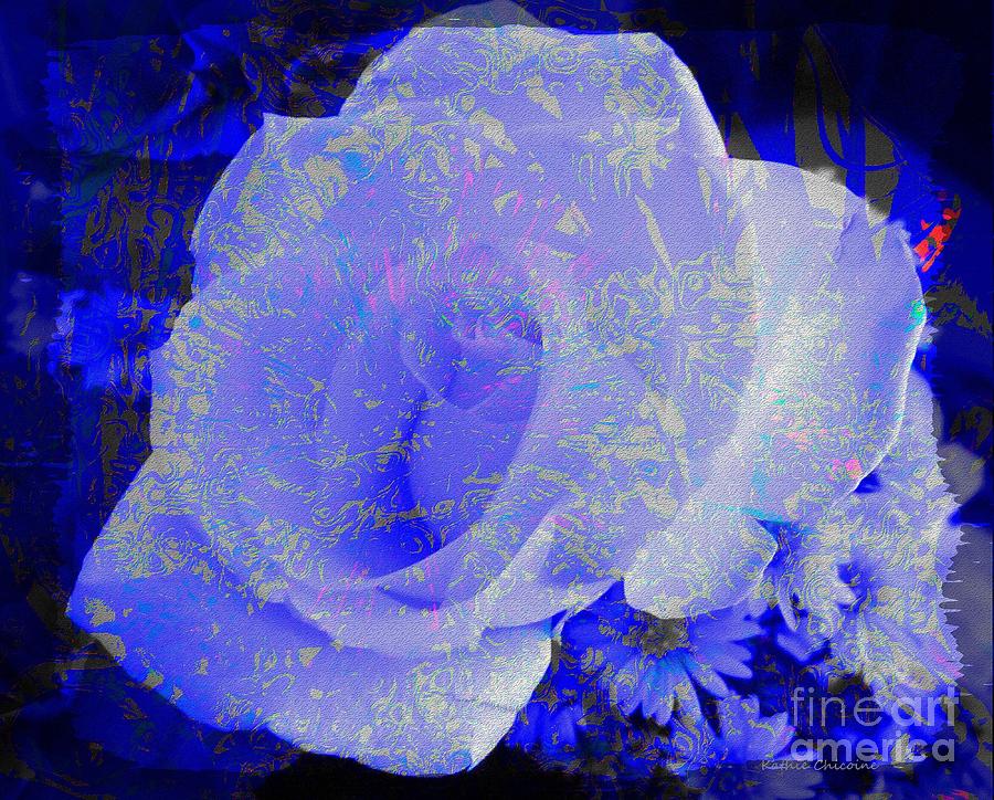 Blue Rose Photograph by Kathie Chicoine