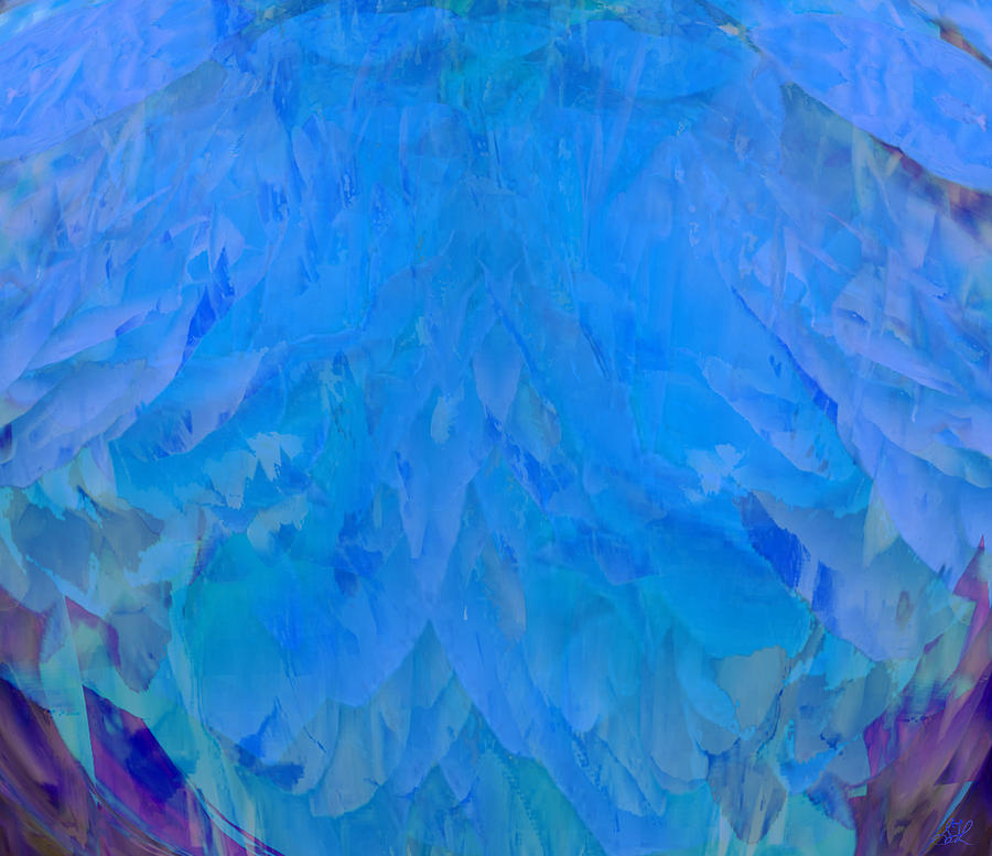 Blue Ruffle Photograph by Stephanie Grant