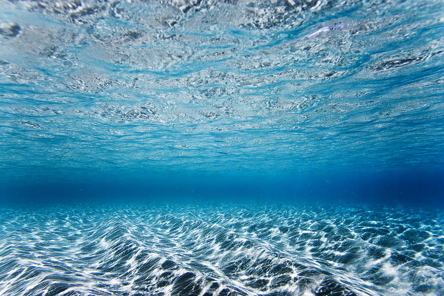 Blue Sea Photograph by Sean Davey