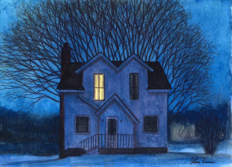 Blue Side of Evening Painting by Arthur Barnes