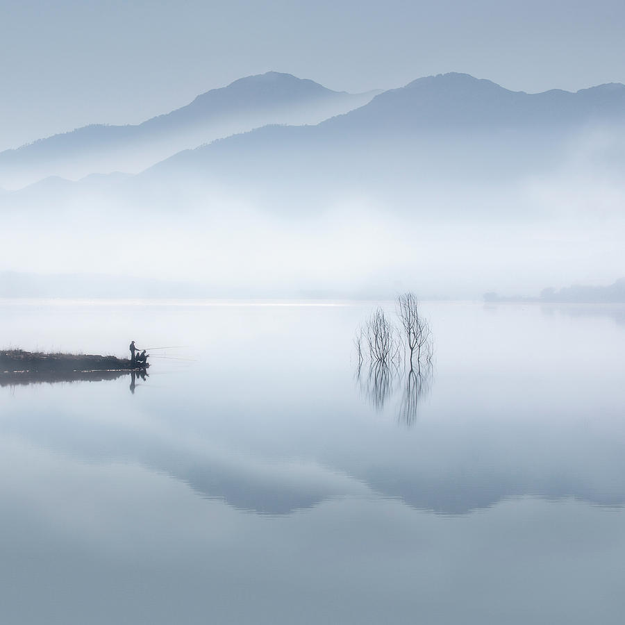 Blue Silence Photograph by Jose Beut