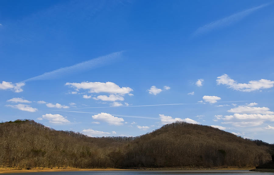 Blue Skies Over The Ohio River Photograph by Flees Photos