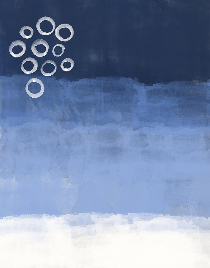 Abstract Digital Art - Blue sky by Aged Pixel