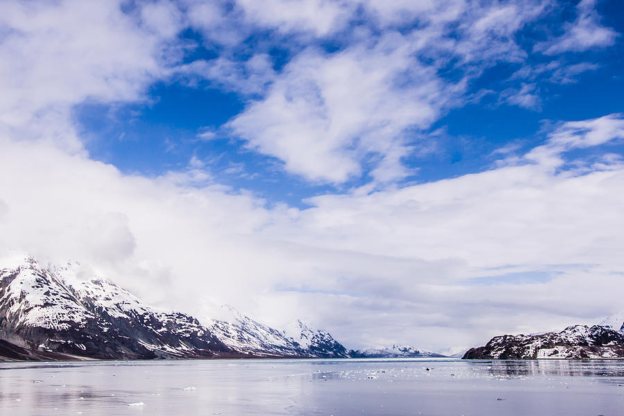 Alaska Photograph - Blue Sky Bay by Melinda Ledsome