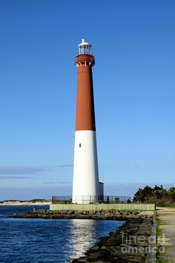 Blue Sky Blue Sea  And Barnegat Light Photograph by Christiane Schulze Art And Photography