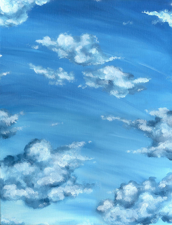 Blue Sky Painting by Hiroko Sakai