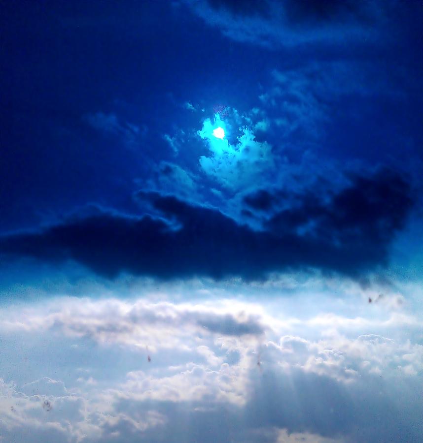 Up Movie Photograph - Blue Sky by Malachi S
