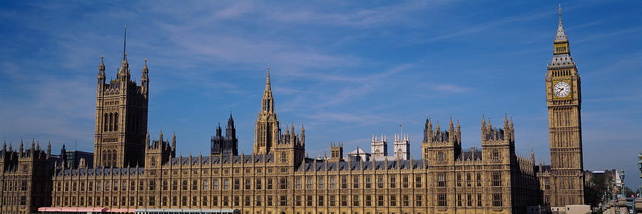 Blue Sky Over A Building, Big Ben Photograph by Panoramic Images