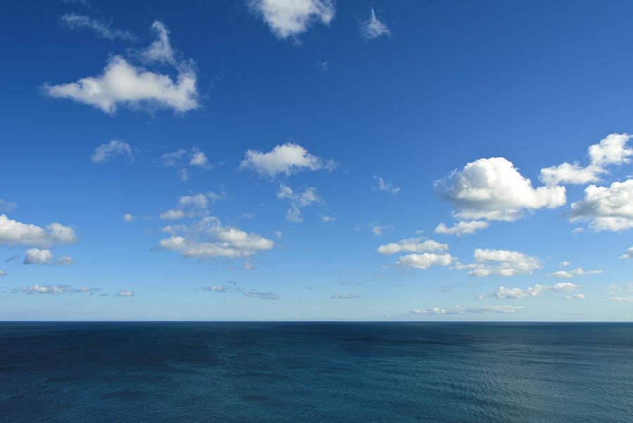 Blue Sky Over The Ocean Photograph by Chevy Fleet - Fine Art America