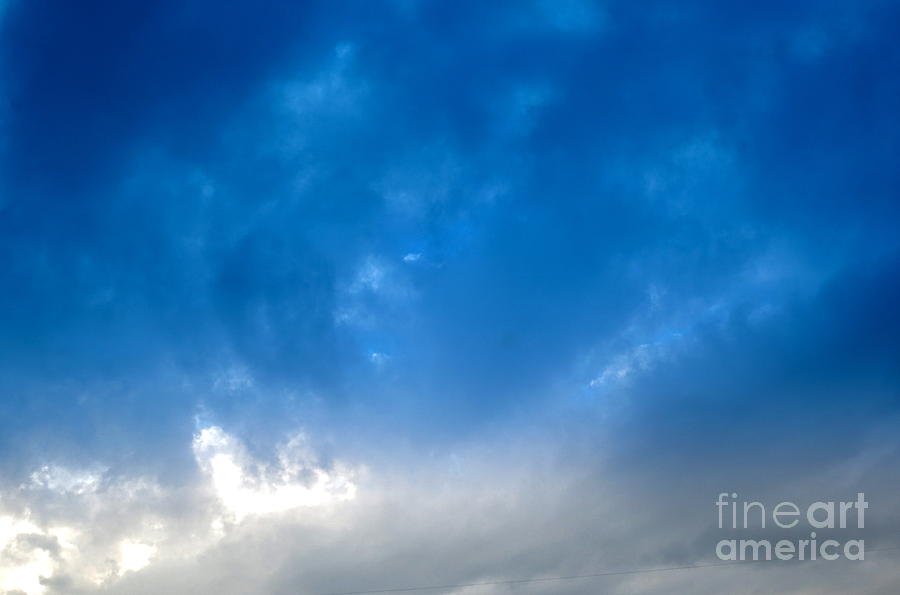Blue Sky Photograph by Robert Birkenes
