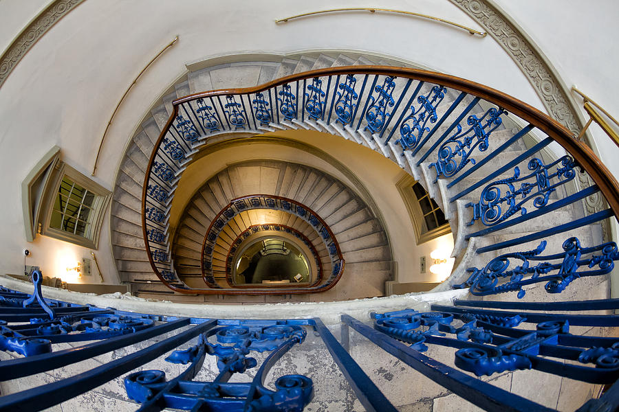 Blue Staircase Photograph by Marzena Grabczynska Lorenc