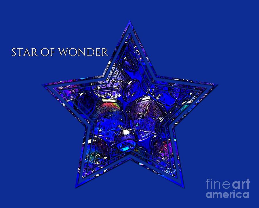 Blue Star of Wonder 2 Photograph by Joan-Violet Stretch