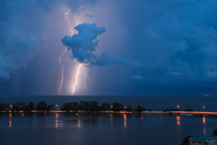 Blue Storm Photograph by Jonathan Gewirtz - Fine Art America