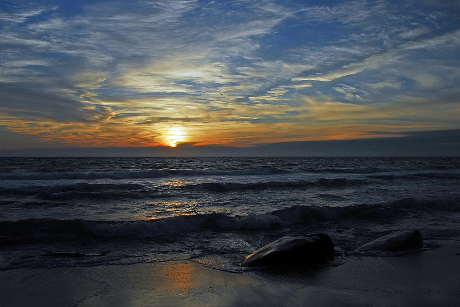 Blue Sunset Photograph by Dan Myers