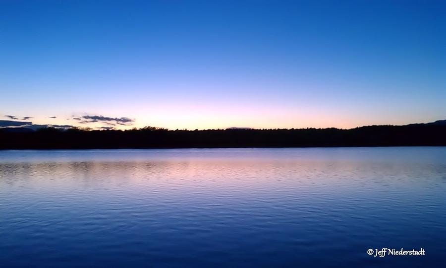 Blue sunset Photograph by Jeff Niederstadt