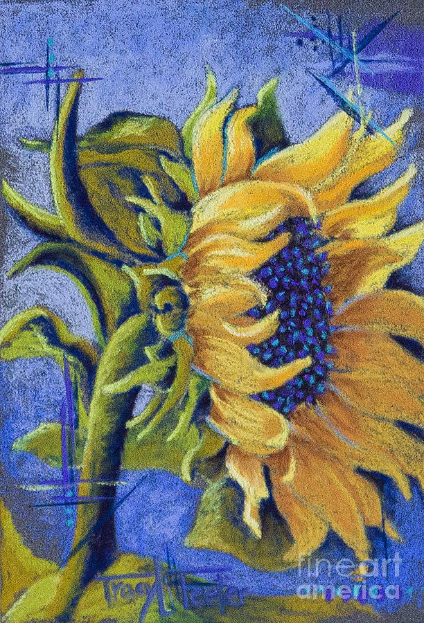 Blue Sunshine Pastel by Tracy L Teeter 