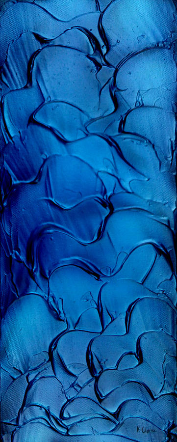 Blue velvet. Painting by Kenneth Clarke