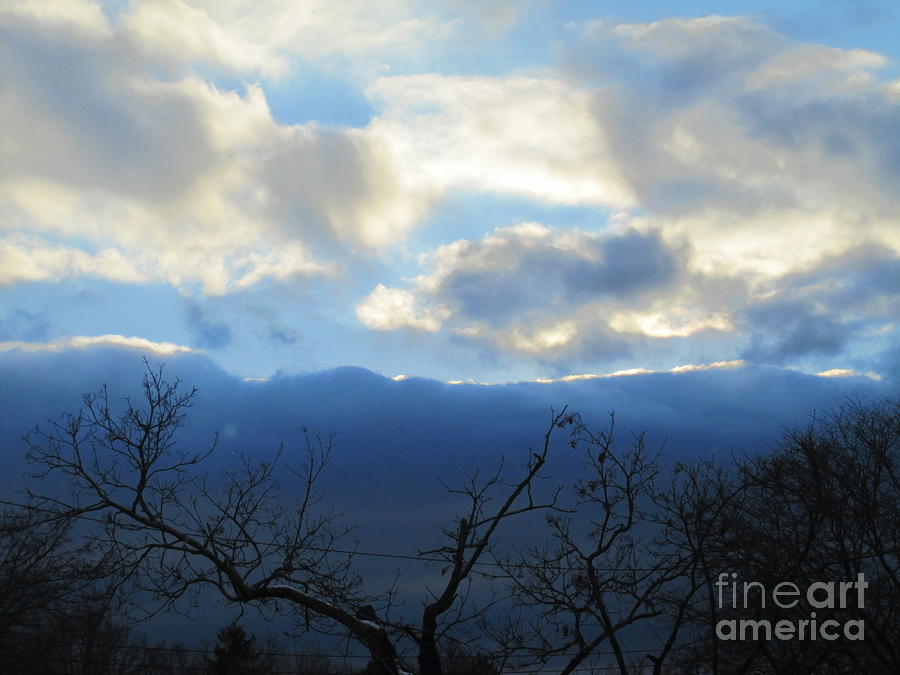 Blue Wall Clouds 4 Photograph by Tara  Shalton