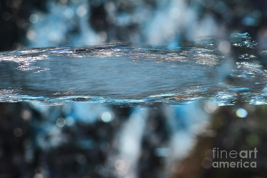 Blue Water Abstract Photograph by Teresa Zieba