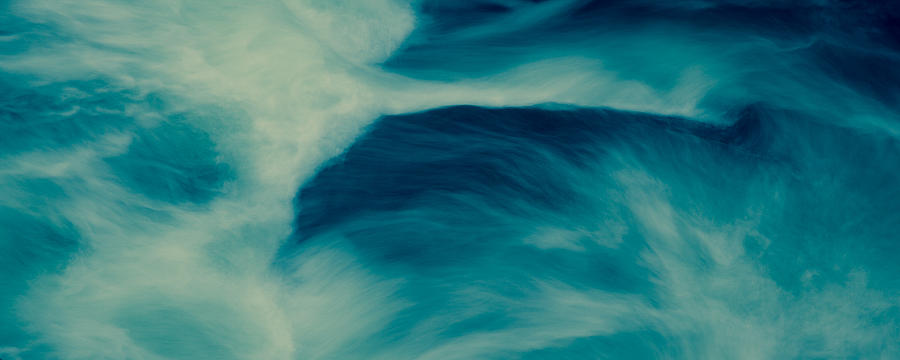 Blue Water Flowing Photograph by Carole Hinding