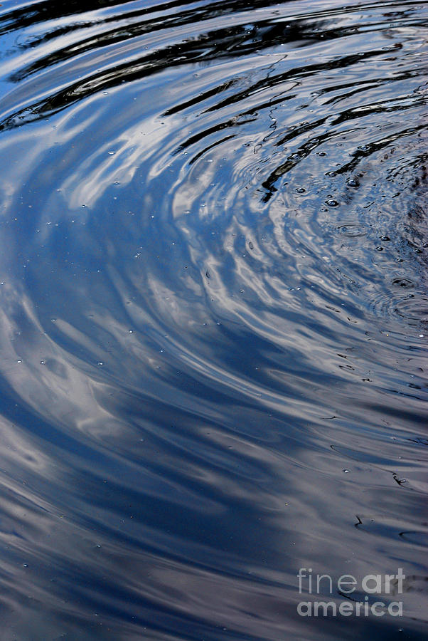 Blue Water Ripples Photograph by Nancy Mueller