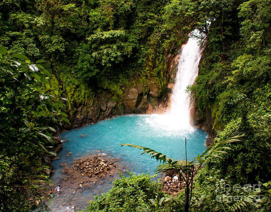 Blue Waterfall Photograph by Nick Mosher - Fine Art America