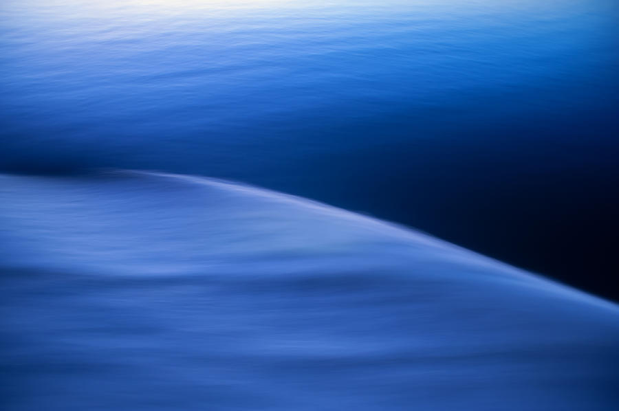 Abstract Photograph - Blue Wave by Colin Sands Abstract Photograph - Blue Wave by Colin Sands