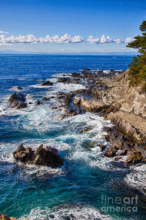 Blue Photograph - Blue Wave by Tad Kanazaki Blue Photograph - Blue Wave by Tad Kanazaki