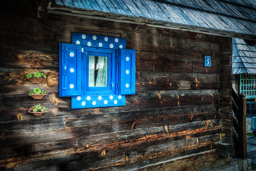 Blue Window Photograph