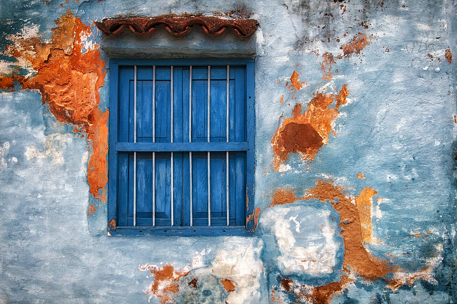 Blue Window Photograph by Marzena Grabczynska Lorenc