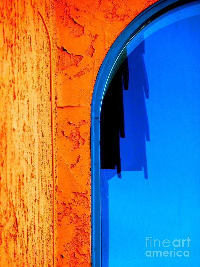 Blue Window Photograph by Newel Hunter
