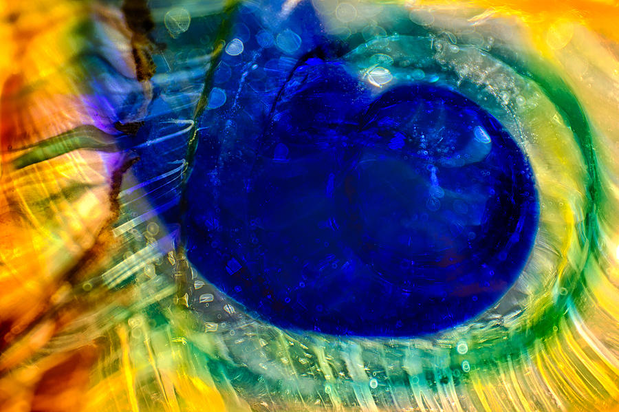 Blue Worm Photograph by Omaste Witkowski
