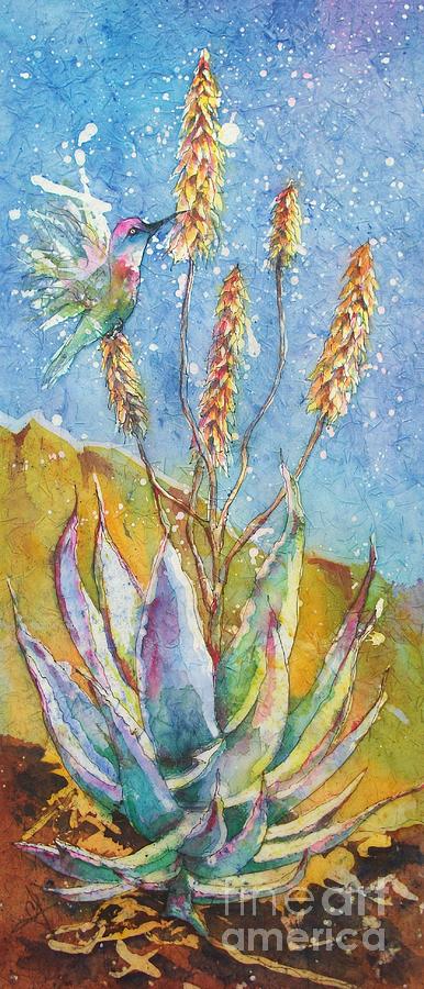 Blue Yucca Painting by Carol Losinski Naylor Blue Yucca Painting by Carol Losinski Naylor