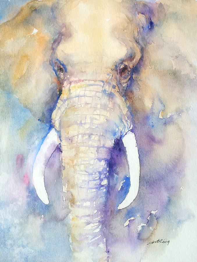 Animal Painting - Bluebell by Arti Chauhan